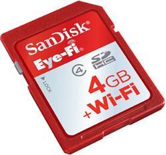 Willen rijk Plak opnieuw Sandisk Eye-Fi SD kaart 4 GB | bol.com