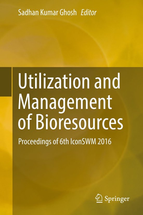 Utilization and Management of Bioresources - cover