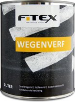 Fitex Wegenverf 1 liter wit