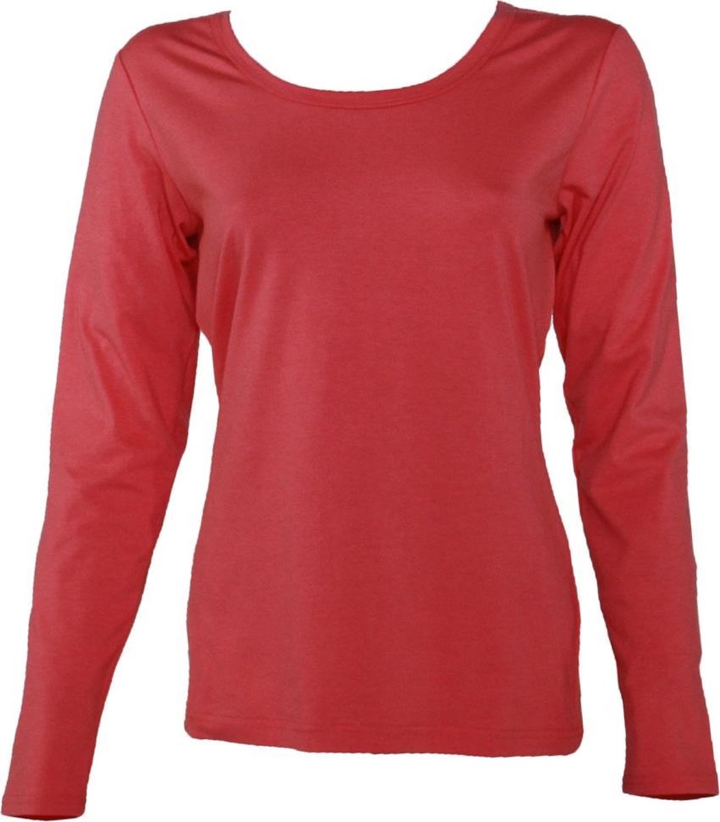 Bjornson Birthe - Longsleeve - Dames - Zalmkleurig - Maat 38