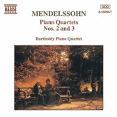 Bartholdy Piano Quartet - Mendelssohn: Piano Quartets Nos.2 And 3 (CD)