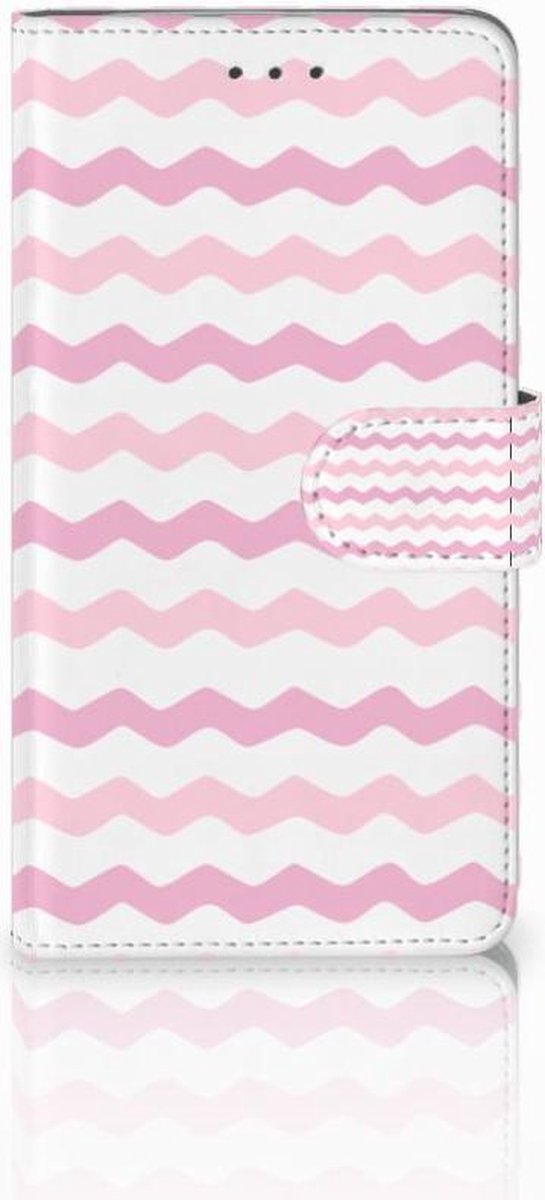 Samsung Galaxy J7 2016 Telefoon Hoesje Waves Roze