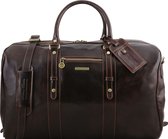 Tuscany Leather - Leren reistas TL yoyager de luxe - Donker Bruin - TL141401