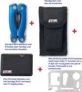 Unieke set MINI MULTITOOLS 1 Opvouw en 1 Formaat bankkaart. - DD-31214