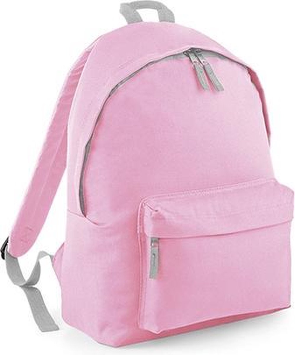 BagBase Backpack Rugzak BG125J - 14 l - Classic Pink - Lichtgrijs