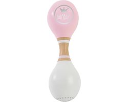 BamBam Eco-vriendelijk houten Sambabal - Roze - Baby cadeau