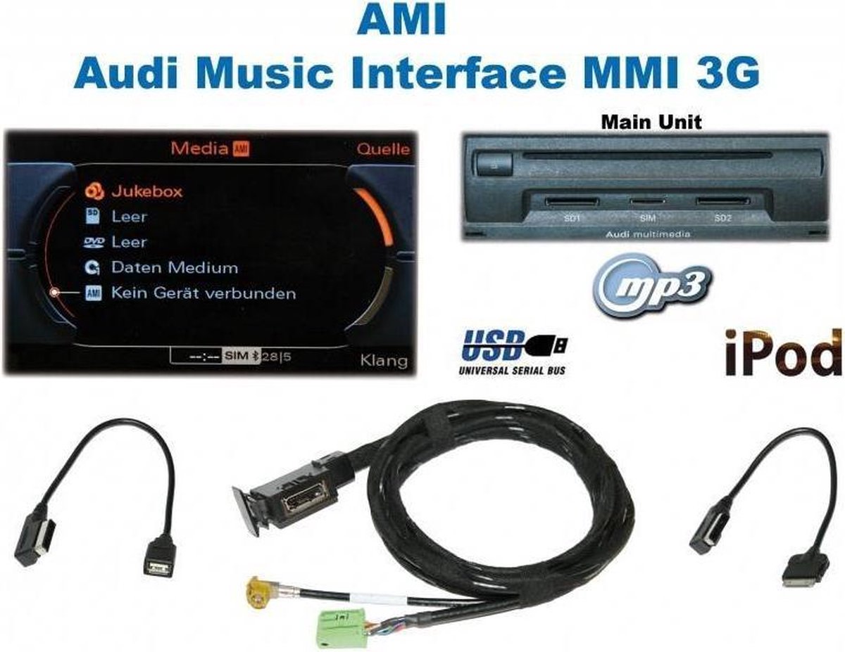 AMI Audi Music Interface Retrofit Audi iPod