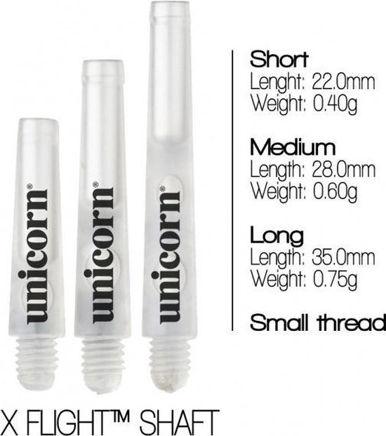 Unicorn Dartshaft X Flight Medium
