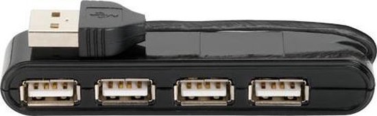 Trust Vecco - 4 Poorts USB 2.0 Mini Hub Hu-4440p - Trust