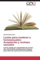 Lexias Para Nombrar a Homosexuales