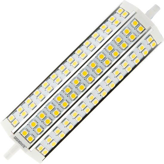 Lampe LED Groenovation R7S Fitting - 18W - 189x54x31 mm - Blanc Chaud