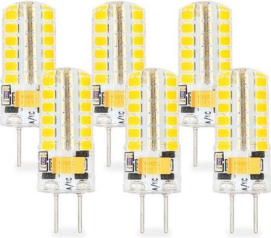 Democratie Acquiesce zitten Groenovatie LED Lamp GY6.35 Fitting - 4W - 57x17 mm - Dimbaar - 6-Pack -  Warm Wit | bol.com
