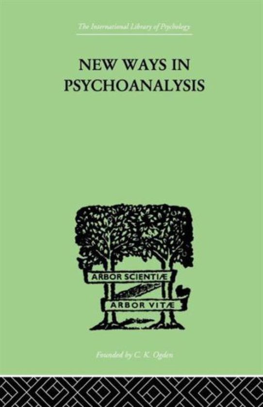 New Ways in Psychoanalysis - cover