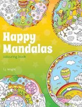 Ljk Colouring Books- Happy Mandalas Colouring Book