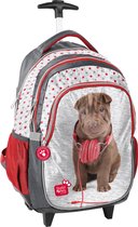 Studio Pets Shar-Pei Headphones - Rugzak Trolley - 45 cm - Multi