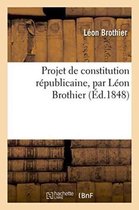 Projet de Constitution Republicaine