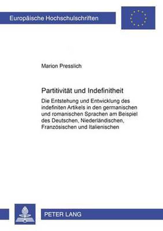 Partitivitaet Und Indefinitheit - cover