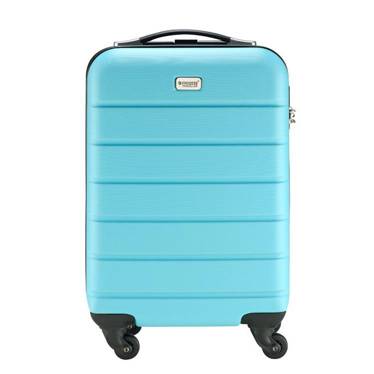 Koffer Handbagage - Princess Traveller Ibiza -54 cm - Aqua Blauw | bol.com