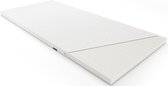 Perfectmatras Koudschuim Topper 180x220 – Wasbare Tijk – Duurzaam Koud schuim Topmatras – Matras Topper Met Wasbare Tijk – ColdFoam Classic