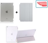 Apple iPad Air 1 Smart Cover Hoes - inclusief Transparante achterkant - Wit