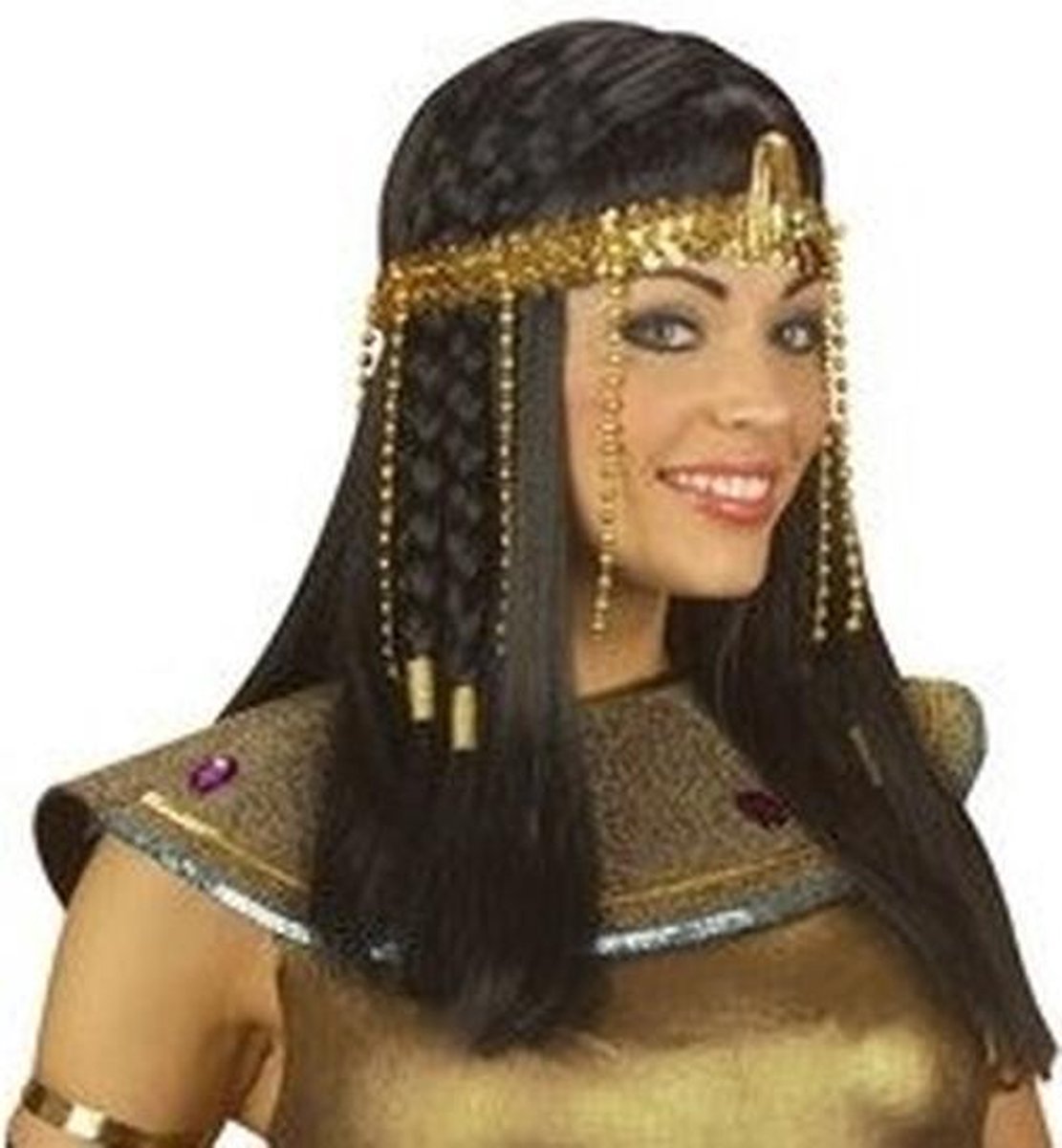 Retentie op vakantie Mondstuk Egyptische hoofdband met gouden kralen | bol.com