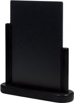 4x Securit tafelkrijtbord Elegant A5, zwart