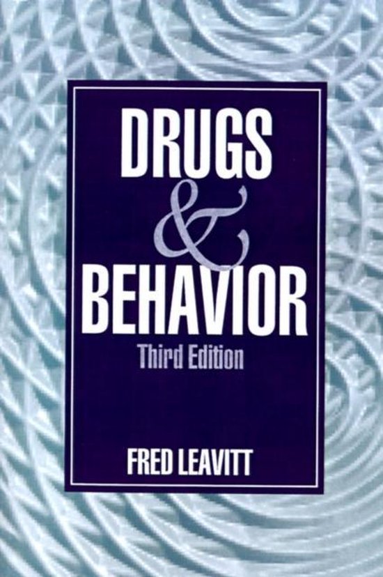 Drugs and Behavior - cover