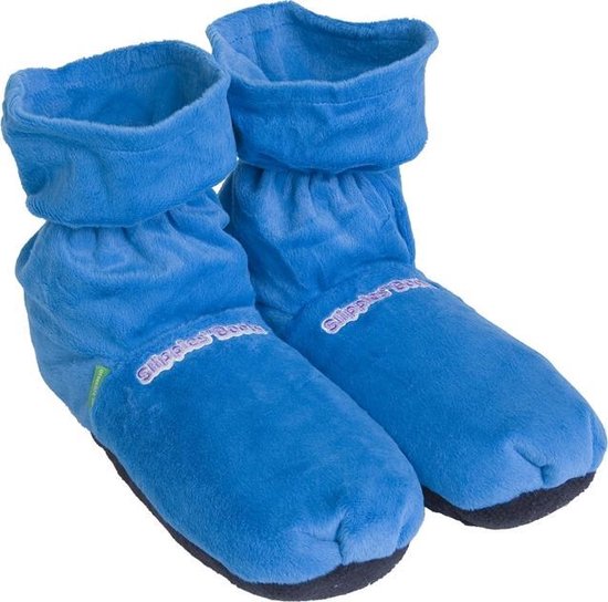 Warmies - Slippies Boots Classic Lichtblauw | bol.com