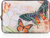 Laptop sleeve tot 13 inch met vlinders – Multicolour