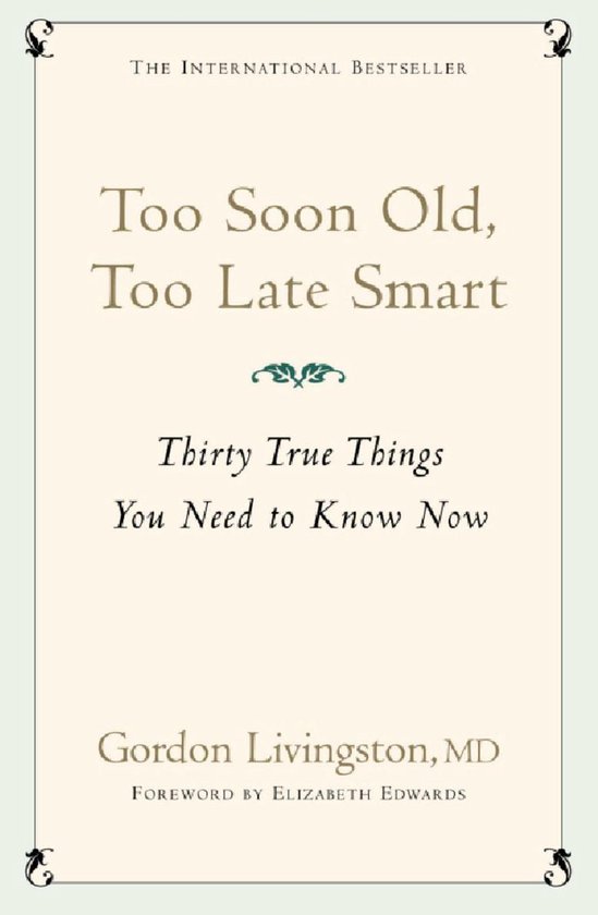 Too Soon Old, Too Late Smart - cover
