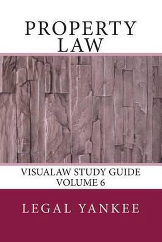 Visualaw Study Guides Property Law, Legal Yankee 9781501047947
