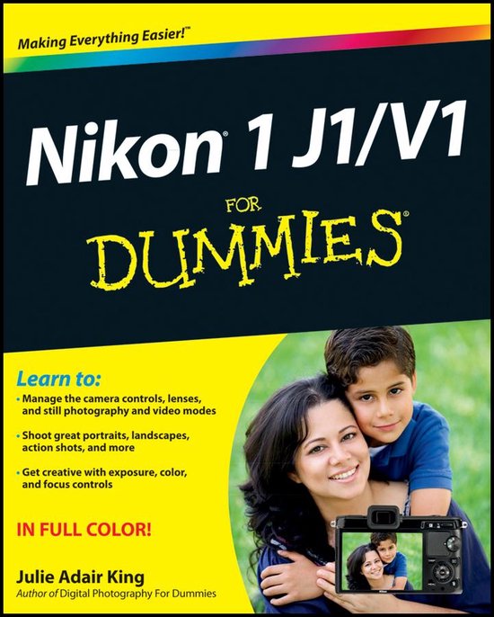 Nikon 1 J1/V1 For Dummies - cover