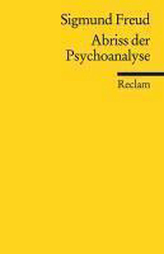 Abriss Der Psychoanalyse - cover