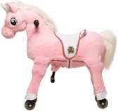Animal riding rijdier Eenhoorn roze Medium