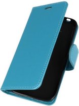 Turquoise Wallet Case Hoesje voor Huawei Honor 7X