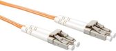 ACT 0.5m 62.5/125µm OM1 Glasvezel kabel 0,5 m LC Oranje