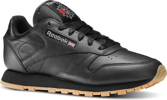 Realistisch Beg klif Reebok Classics Leather Sneakers Dames - Int-Black/Gum - Maat 38.5 | bol.com