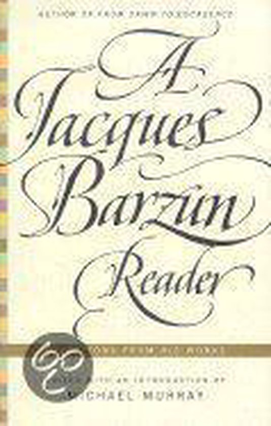A Jacques Barzun Reader - cover