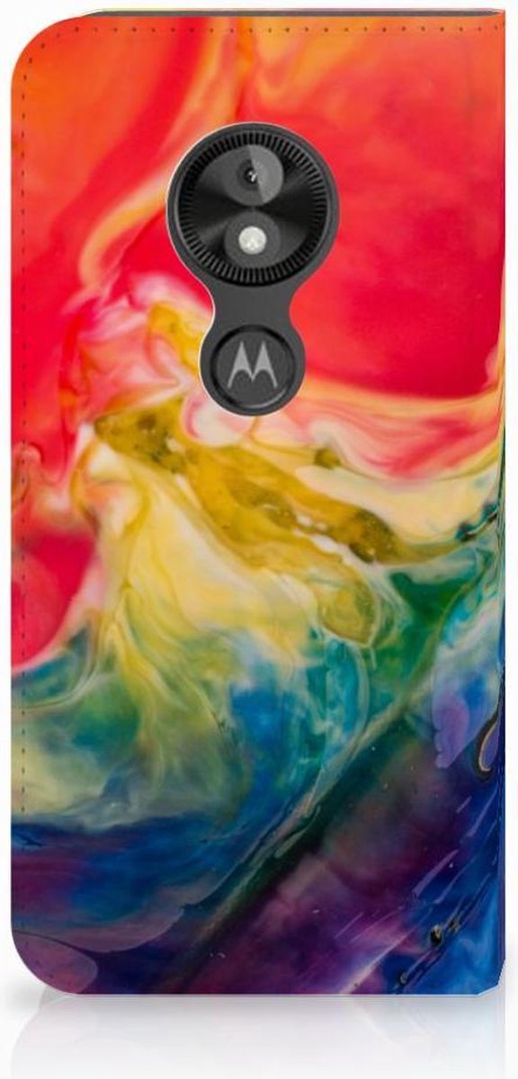 Bookcase Motorola Moto E5 Play Watercolor Dark
