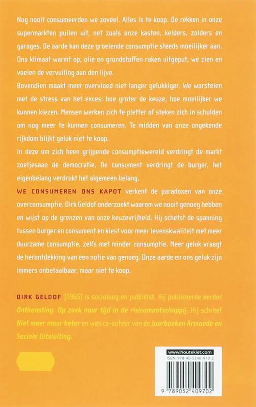 We Consumeren Ons Kapot