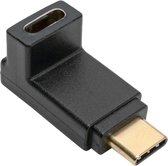 Tripp-Lite U420-000-F-UD USB-C to C Adapter (M/F) - Right Angle, 3.1, Gen 2, 10 Gbps, Thunderbolt 3 Compatible, 3A Rating TrippLite