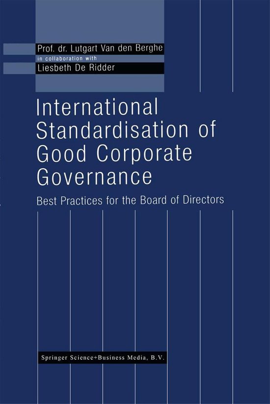 International Standardisation of Good Corporate Governance - cover