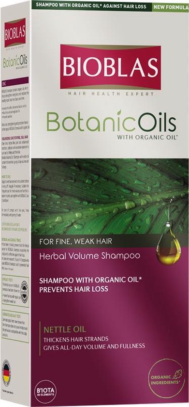 Bioblas Brandnetel Olie Shampoo: dun/zwak haar 360ml