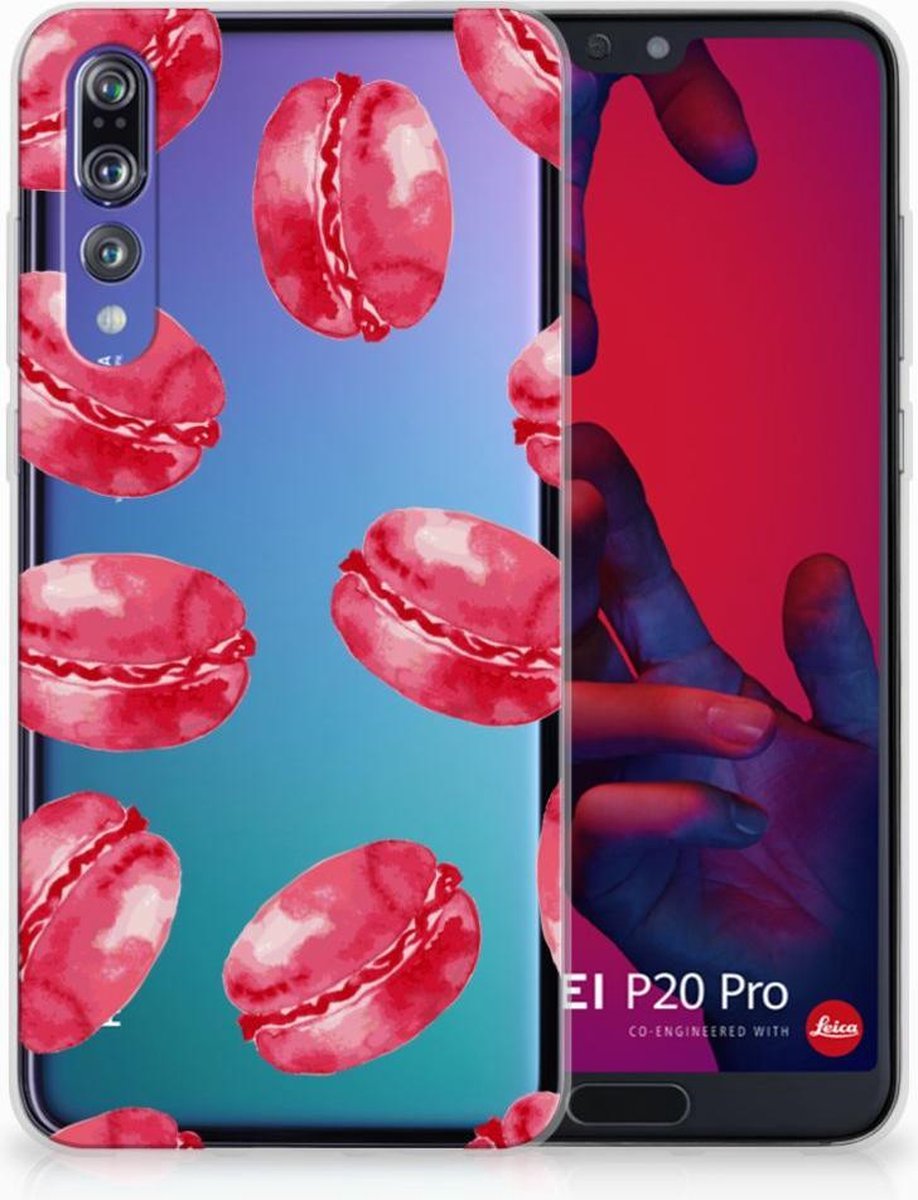 Huawei P20 Pro Siliconen Case Pink Macarons