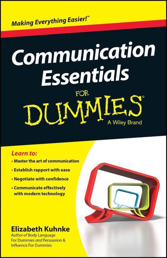 Communication Essentials For Dummies - cover