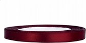 Ruban de satin, rouge profond (Bordeaux) 6 mm de large, 1 rouleau de 25 verges (22,85 mètres)