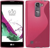 LG G4c Silicone Case s-style hoesje Roze