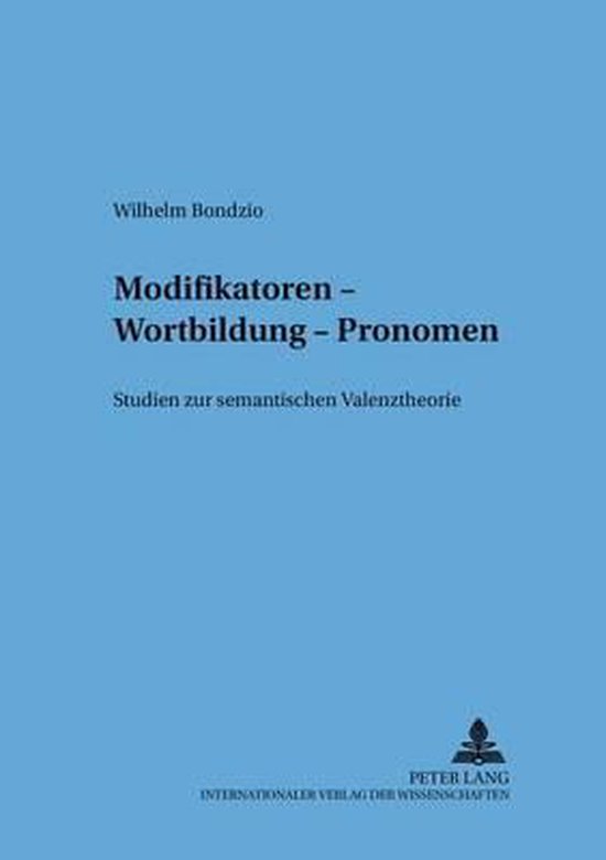 Sprache - System Und Taetigkeit- Modifikatoren - Wortbildung ... - cover