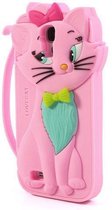 Lovelycat Silicone hoesje Samsung Galaxy S4 licht roze
