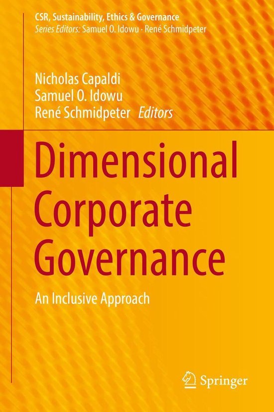 Business and Management (R0) - Dimensional Corporate Governa ... - cover